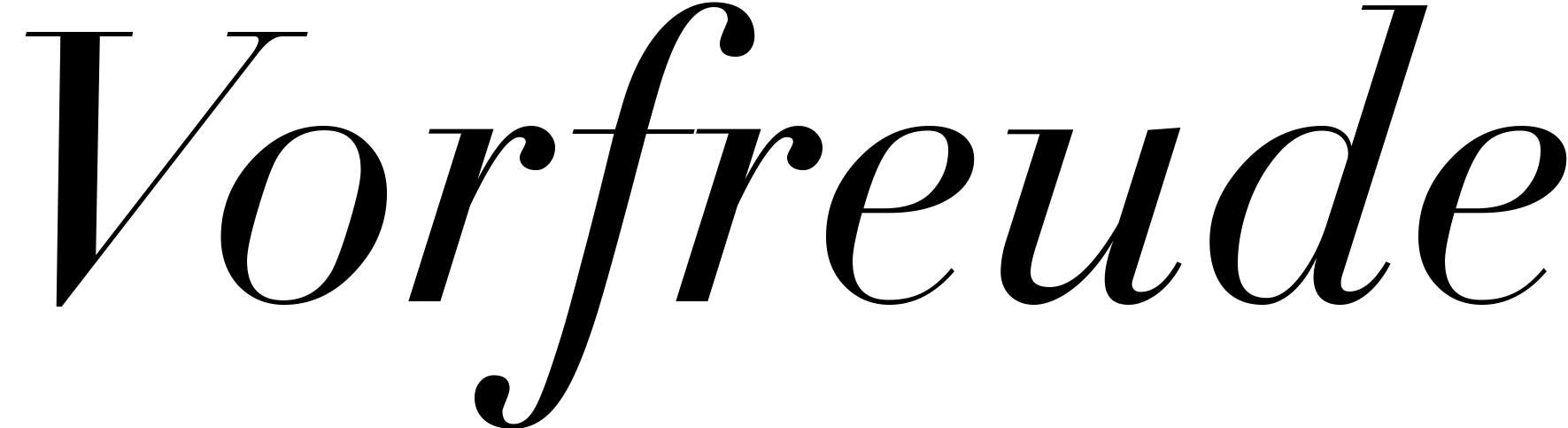 Vorfreude